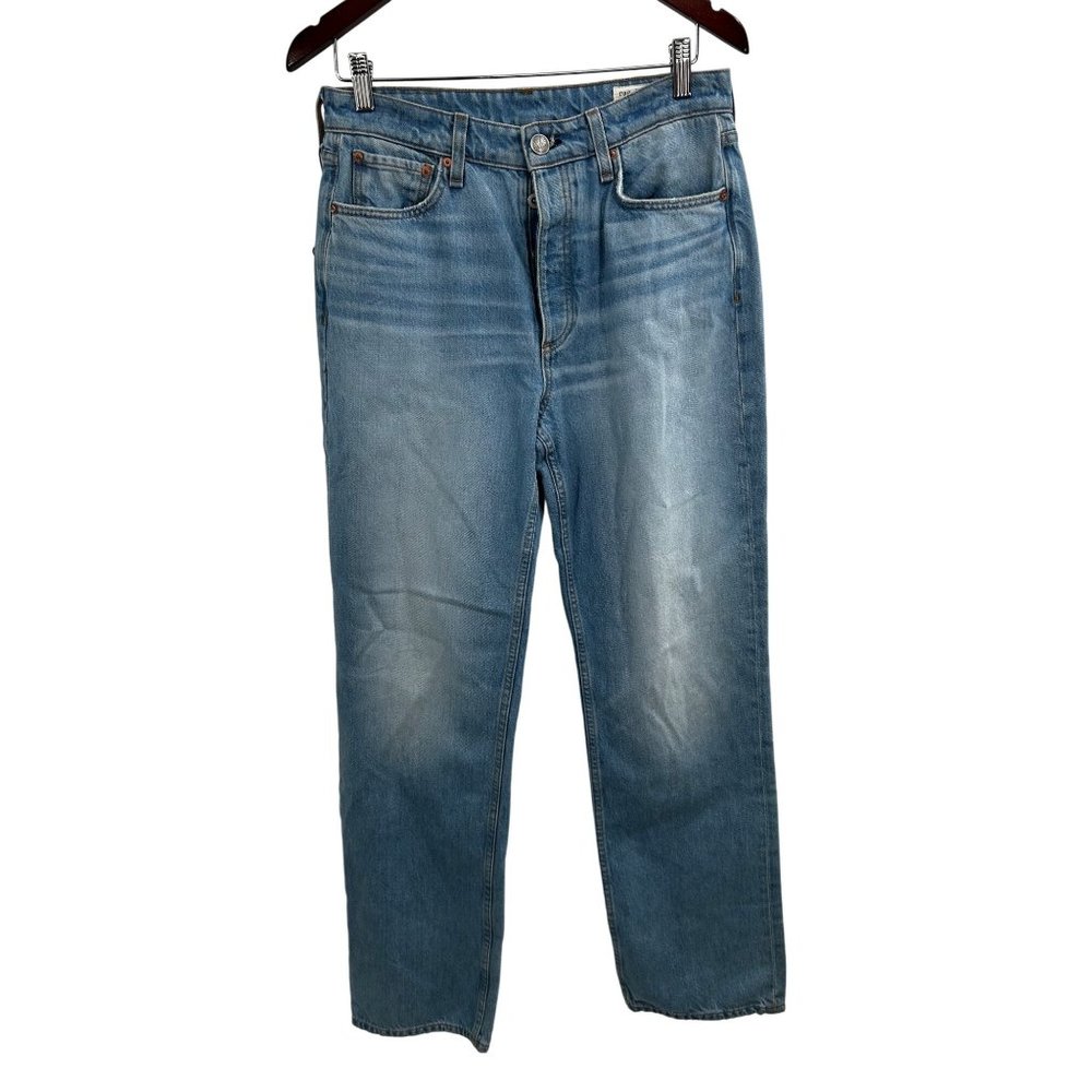 NWT RAG & BONE ALEX HIGH RISE STRAIGHT BUTTONFLY TULIP COLOR SIZE 28